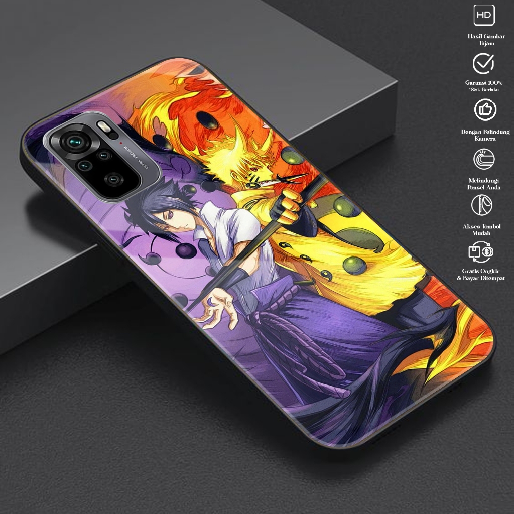 Case Redmi Note 10 / Note 10S / Poco M5S - Casing Hp Redmi Note 10 / Note 10S / Poco M5S - Motif ( N