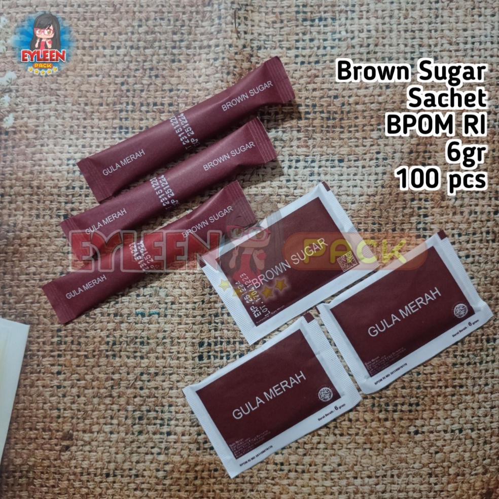 

PROMO ALE Brown Sugar Sachet Gula Aren Gula Merah Isi 1 pcs