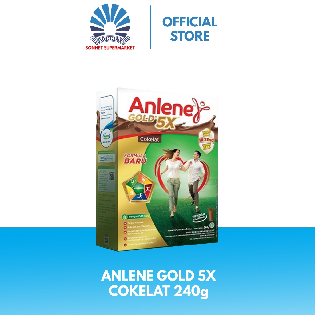 

Anlene Gold 5X Cokelat 240g 9415007009818