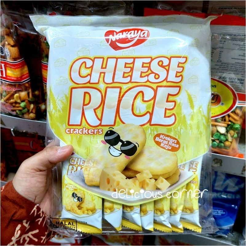 

Naraya Cheese Rice Crackers 96g Kraker Keju