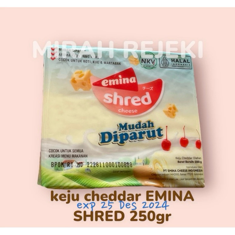 

Keju EMINA SHRED 250gr