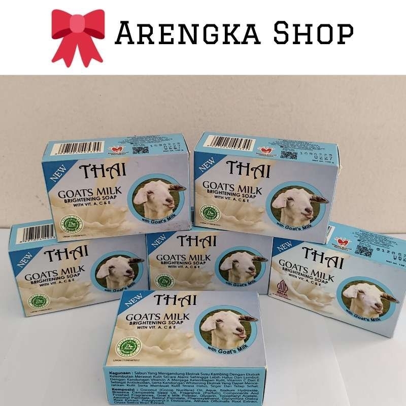 Thai Goats Milk Soap 130gr - Sabun Batang Thai Goats milk 130 gr