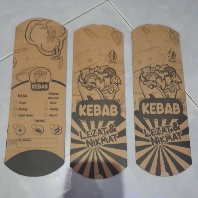 

Promo dus kebab jumbu // kemasan kebab // kertas kebab // wadah kebab