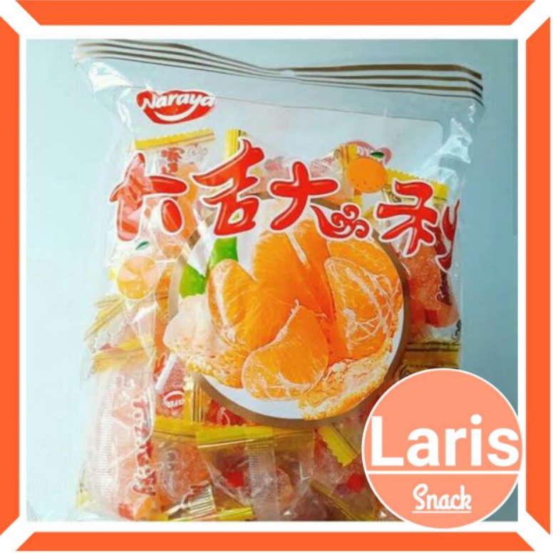 

GROSIR MURAH JELLY JERUK RASA MANDARIN 5 GR ORANGE JELLY IMPORT