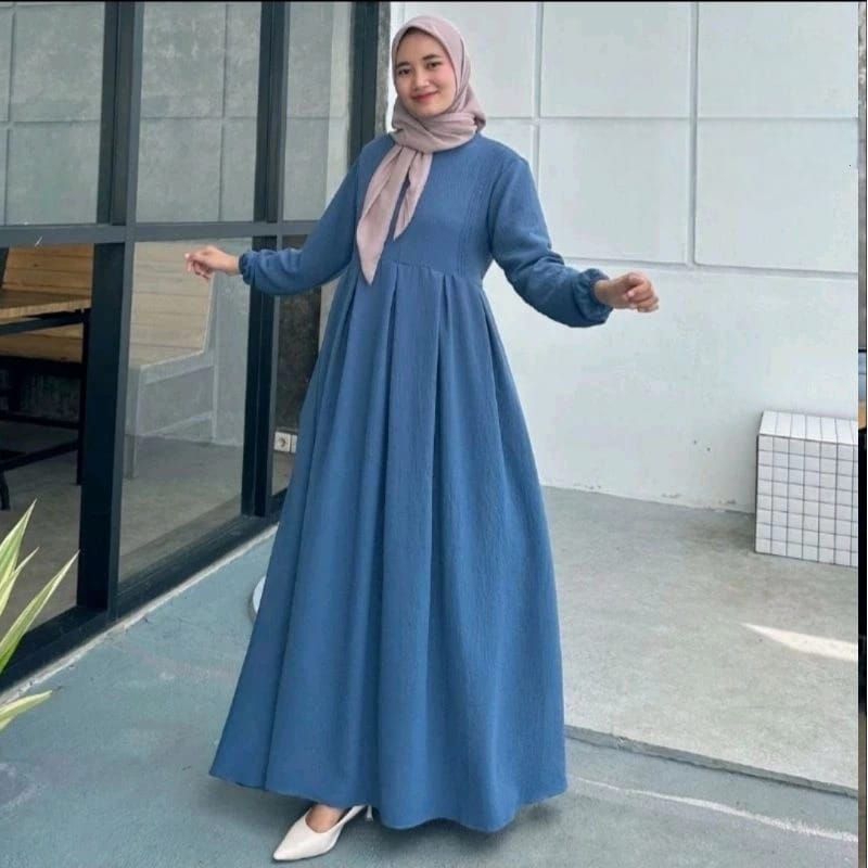 DRESS REMAJA WANITA  DRESS MAXY GINA GAMIS LEBARAN TERBARU /TERMURAH