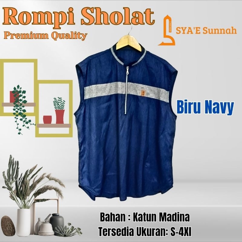 Rompi Sholat/Rompi Sholat Katun Madina/Rompi Sholat Kombinasi/Rompi Sholat Premium/Rompi Sholat Terb