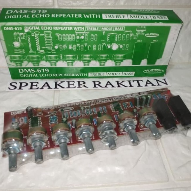MBb Kit Tone Control Digital Echo Repeater DMS 619 Platinum  DMS619
