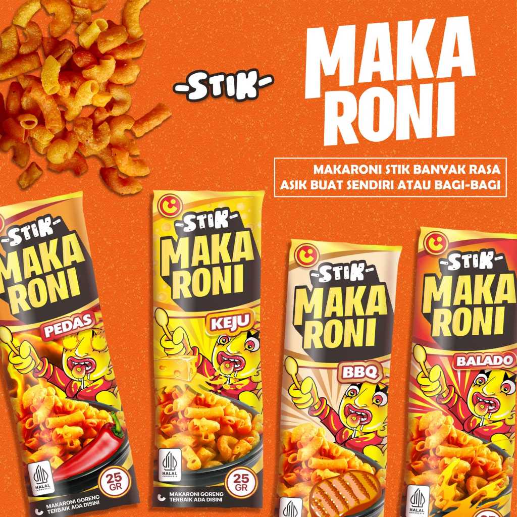 

(PROMO BUNDLE) [MASITNEUN SNACK] CEMILAN MAKARONI KEKINIAN | CEMILAN MURAH | BEBAS PILIHAN VARIAN RASA