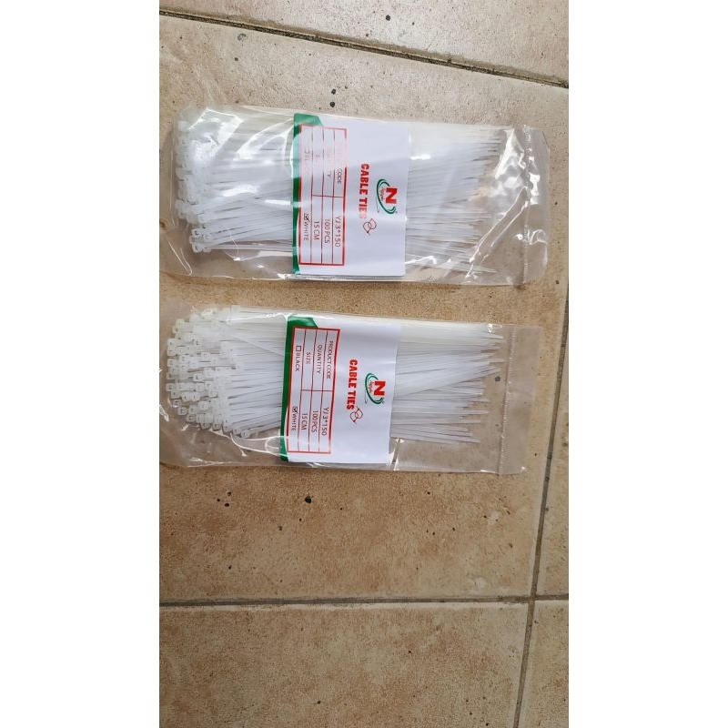 

Kabel Ties Cable Ties Pengikat Kabel Segel Plastik 2,5X150mm