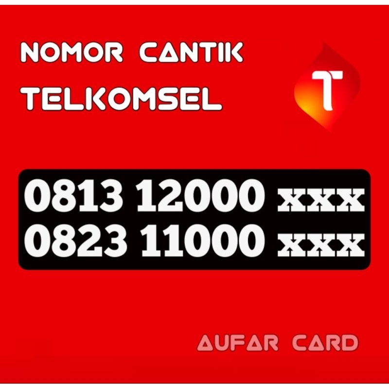 Nomor Cantik Simpati Rapi Triple 000 12000 AAB ABA ABB Tsel Prabayar 4G LTE support 5G