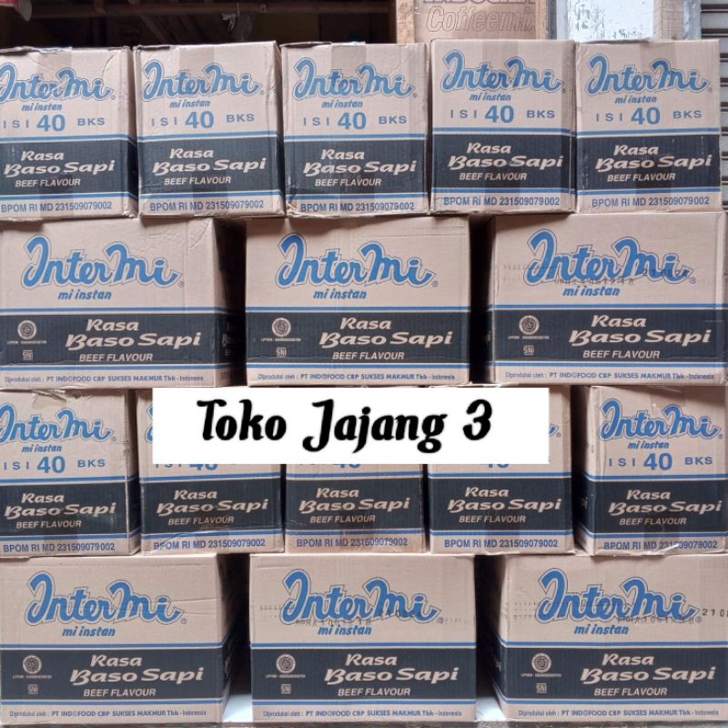 

MIE INTERMI - Mie Intermi Rasa Baso Sapi Harga 1 Dus isi 40 pcs/bungkus - Mie Instan Murah