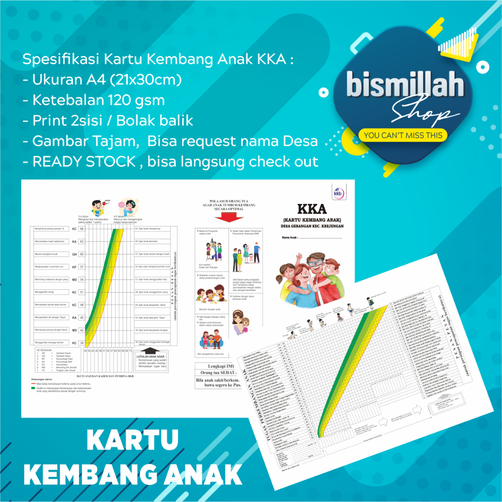 

Kartu Kembang Anak KKA(Minim Order 50 lbr)