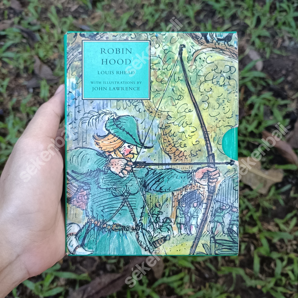 Novel Robin Hood by Louis Rhead (1995) with Illustrations by John Lawrence - Children's Book