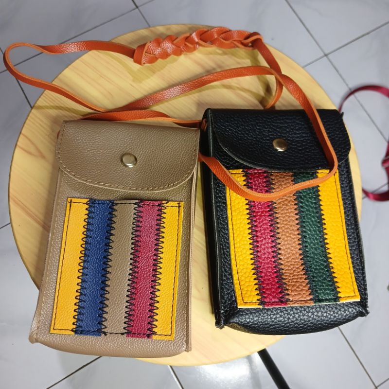 Tas Handphone bahan kulit tas handphone tempat handphone tas wanita pouch handphone