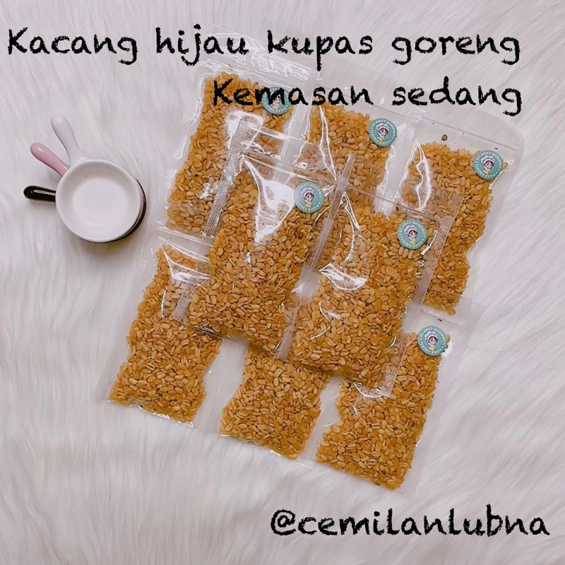 

CEMILAN KACANG HIJAU KUPAS GORENG SCM KEMASAN 100grm SEDANG