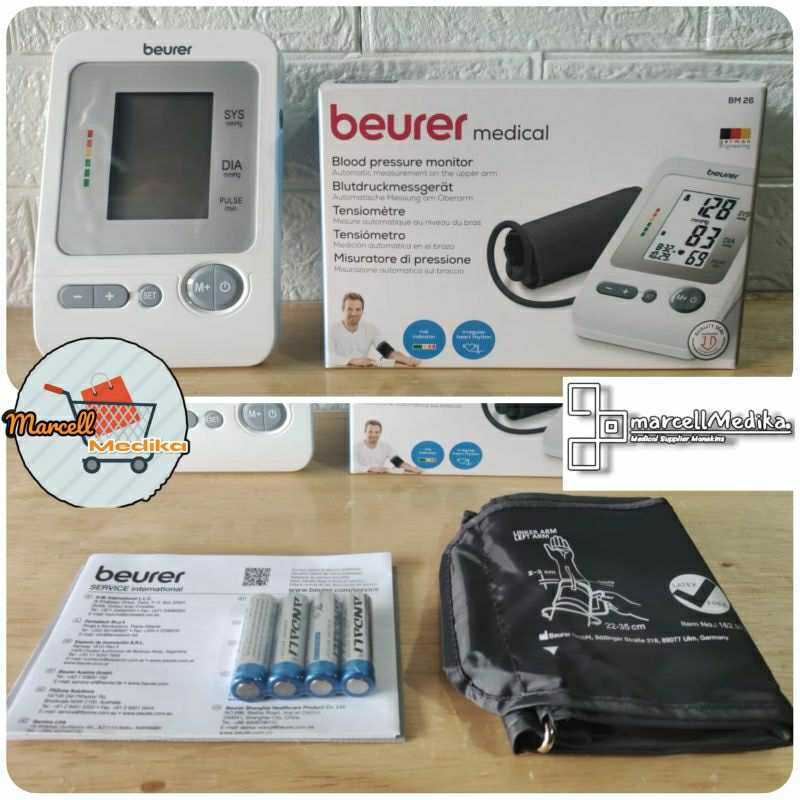 Tensimeter Beurer BM 26 - Pengukur Tekanan Darah Digital Lengan