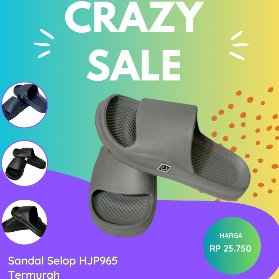 Promo Terunik  Crazy Sale EEPROID Sandal Selop HJP965 Termurah COD ready Harga Termurah