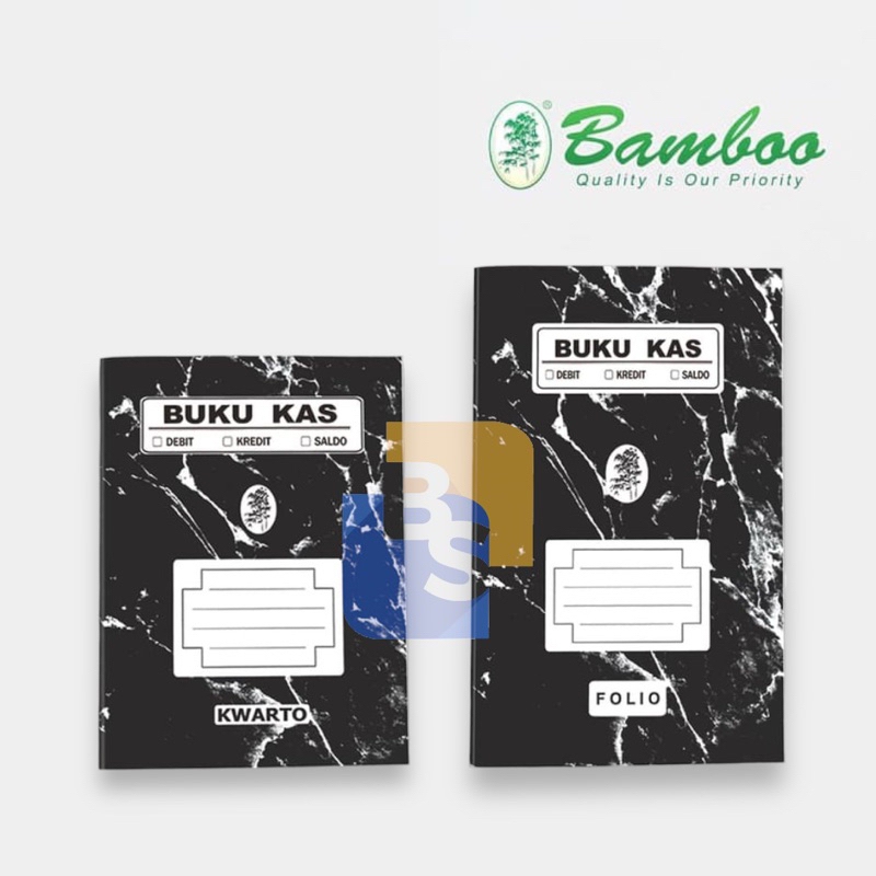 

BAMBOO Buku Kas Soft Cover Folio & Kwarto isi 58 Lembar - 1 Buku