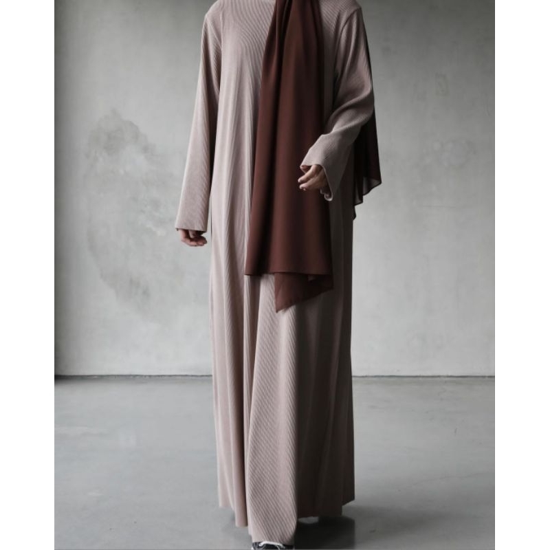 PRELOVED SABA RIB KNIT DRESS BY SABA MODEST VGC