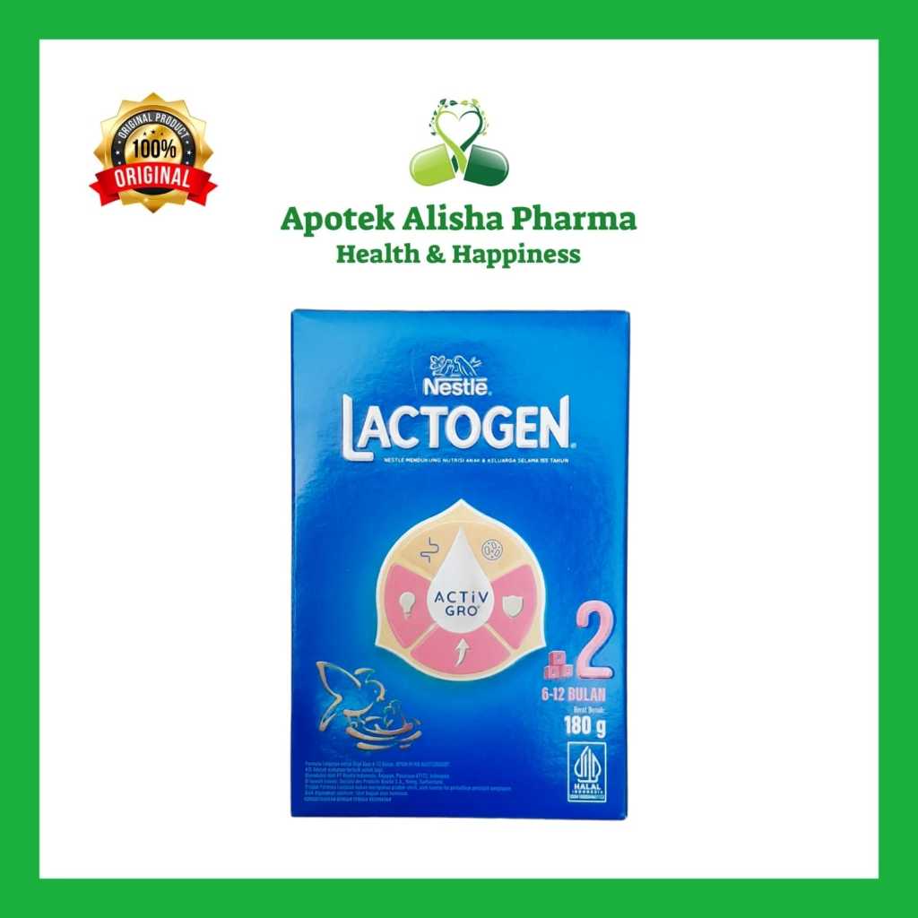 Lactogen 2 350gr dan 180gr Nestle Laktogen Susu Bayi 6-12 Bulan