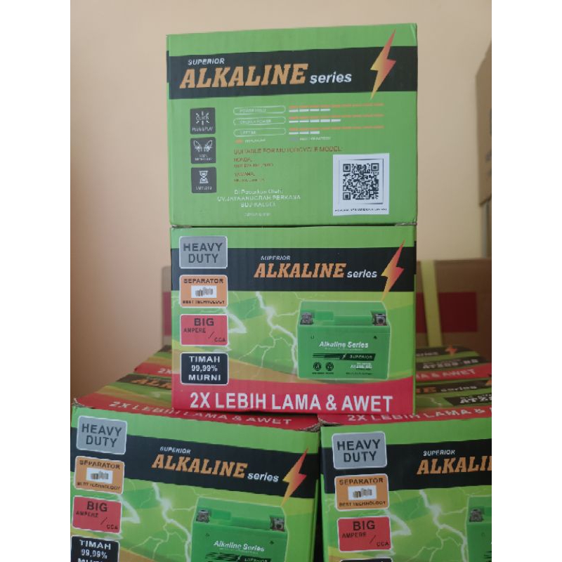 Aki Motor kering ALKALINE ATZ5S-BS / GTZ