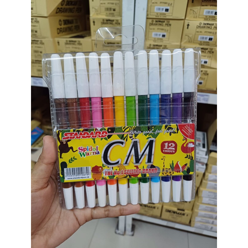 

SPIDOL WARNA KECIL /CHILD MARKER 12 WARNA STANDARD
