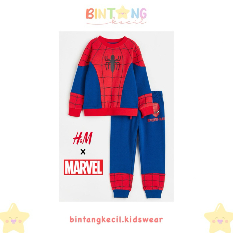 H&M Kids x Marvel 2pcs Set - Spiderman
