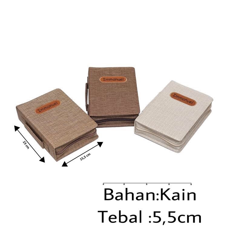 

Sampul Alkitab + Tas Cover Buku Sampul Kidung Jemaat Besar - Immanuel - CoklatSedang