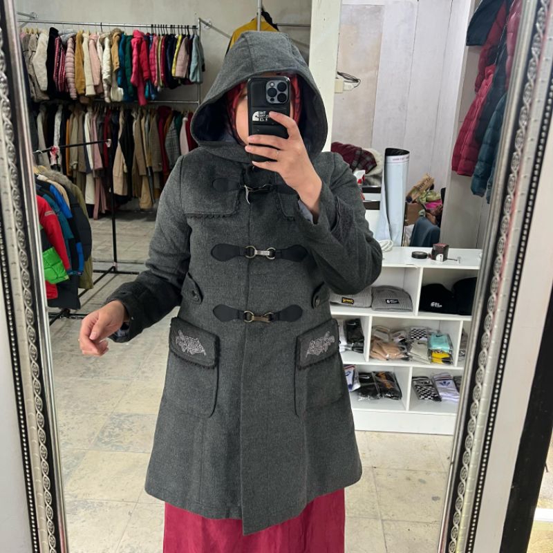 coat wool axes femme