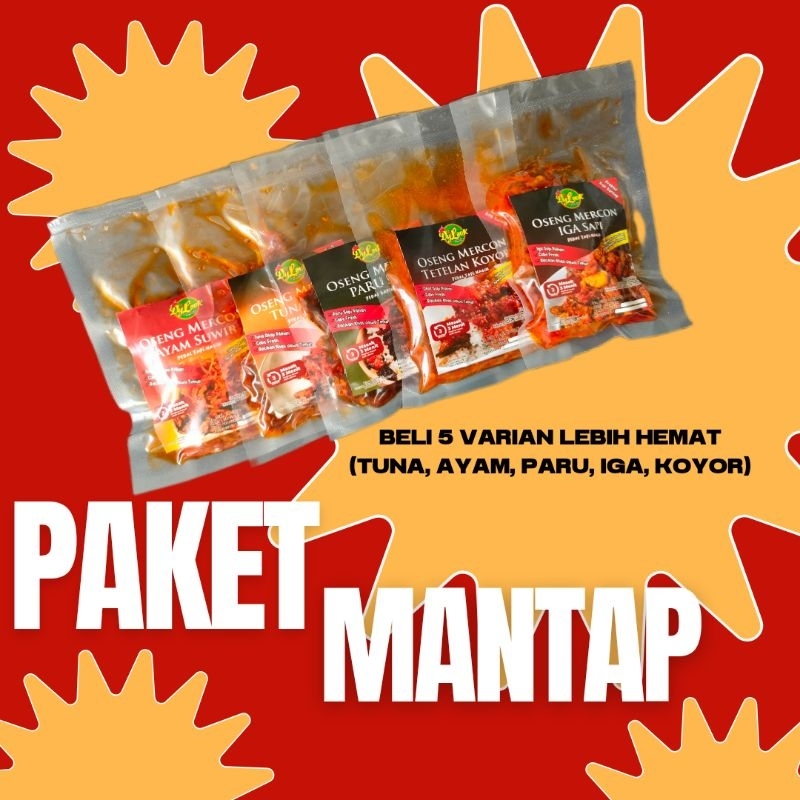 

PAKET COBA COBA MANTAP (Tuna Ayam Paru Iga Koyor)