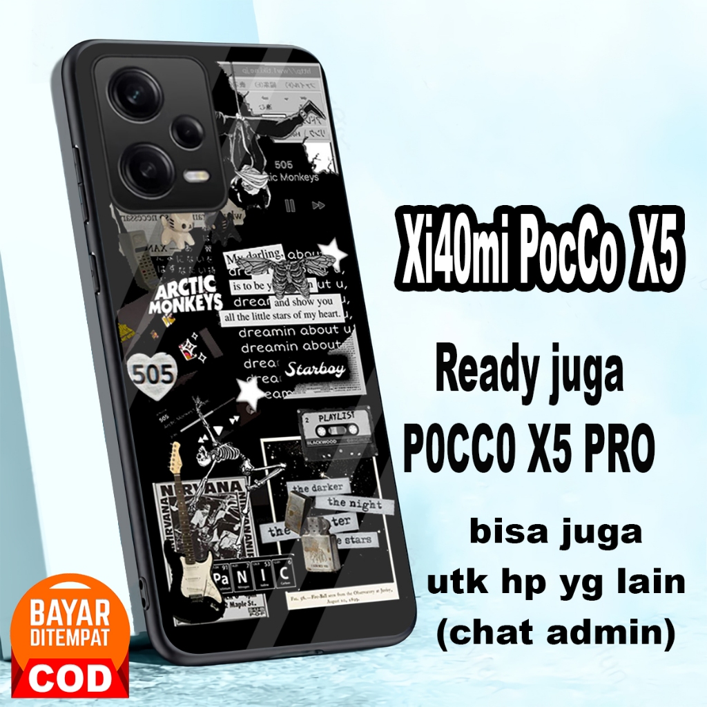 COD51/Softcase glossy kilau POCO X5 dan ALLL TYPE(motif genshin impact )  X5 PRO/X3/X3 PRO/X3 NFC /m