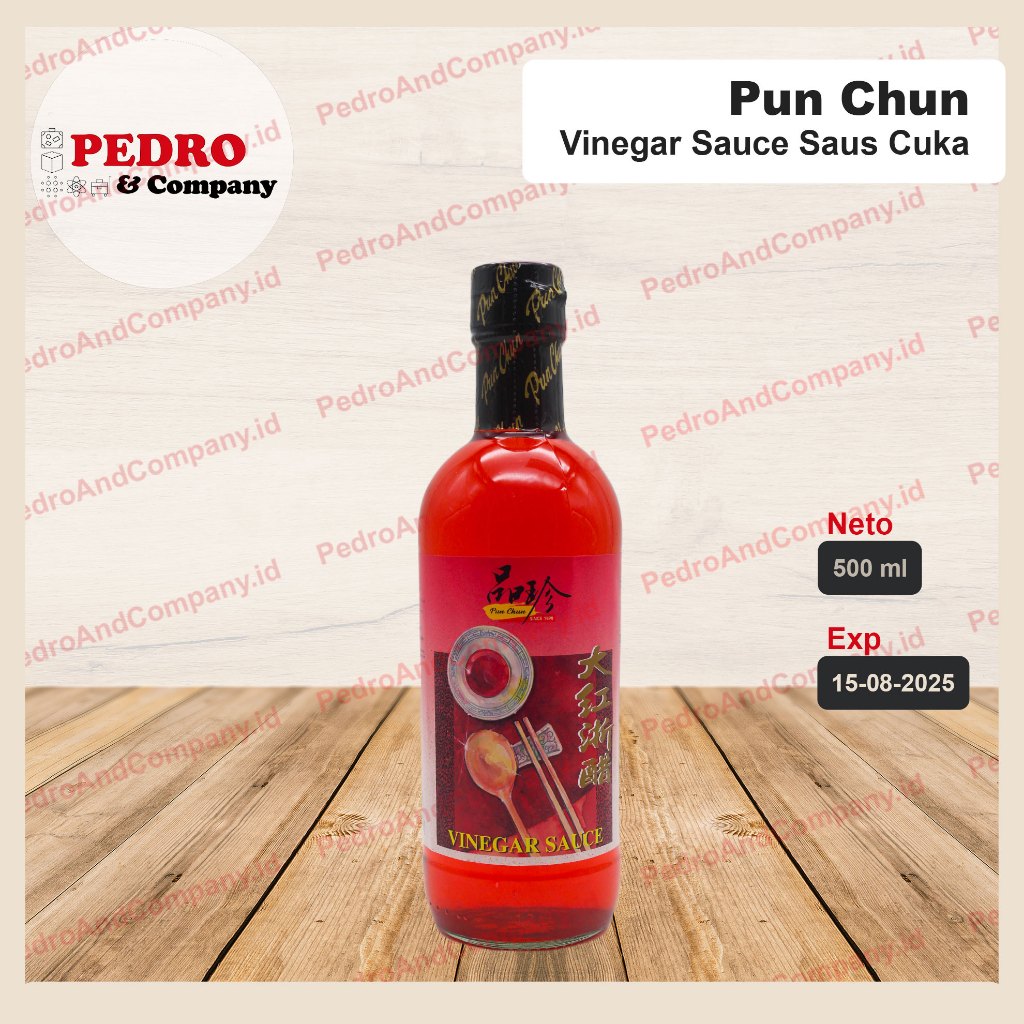 

IKPS cuka merah red vinegar sauce pun chun 500ml