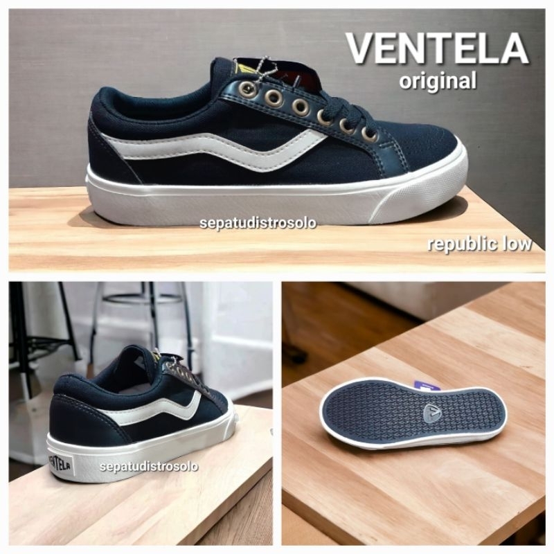 Ventela Republik Low Original Sneakers Original ventela shoes VENTELA REPUBLIK LOW ORIGINAL SEPATU O