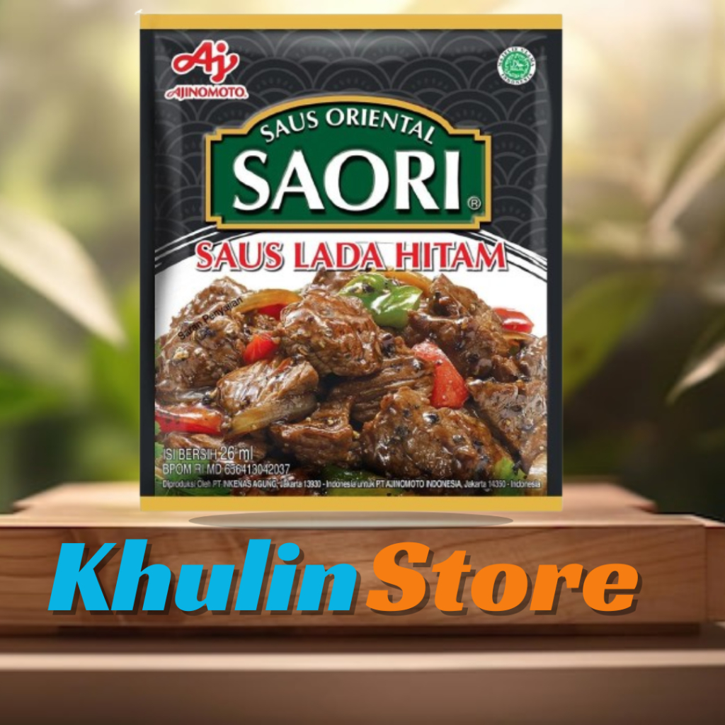 

SAORI Saus Lada Hitam Oriental blackpapper Sachet 26gr 1 Renceng Isi 10pcs/Bumbu Daging/Bumbu Lada Hitam/Saos Blackpapper/saori Renceng/Saori Sachet/Saus Lada Hitam/Saos Lada Hitam/Bumbu Masakan/Bumbu Makanan/Bumbu Masak/Penambah Cita Rasa