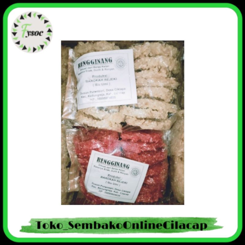 

RENGGINANG KETAN MENTAH