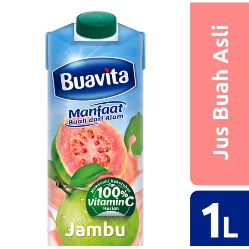 

Buavita Jus Buah Asli Jambu 1 L