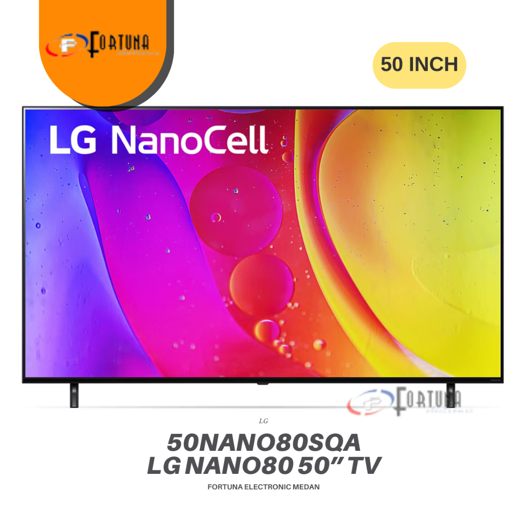 TV LG 50 INCH 50NANO80 SQA NANOCELL 4K SMART TV MEDAN