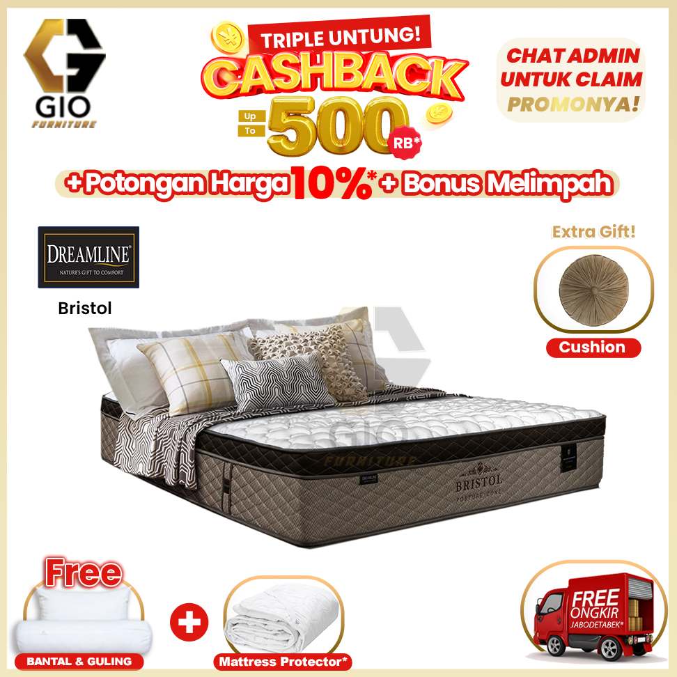 Kasur Dreamline Bristol / Dreamline Springbed Bristol (Hanya Kasur)