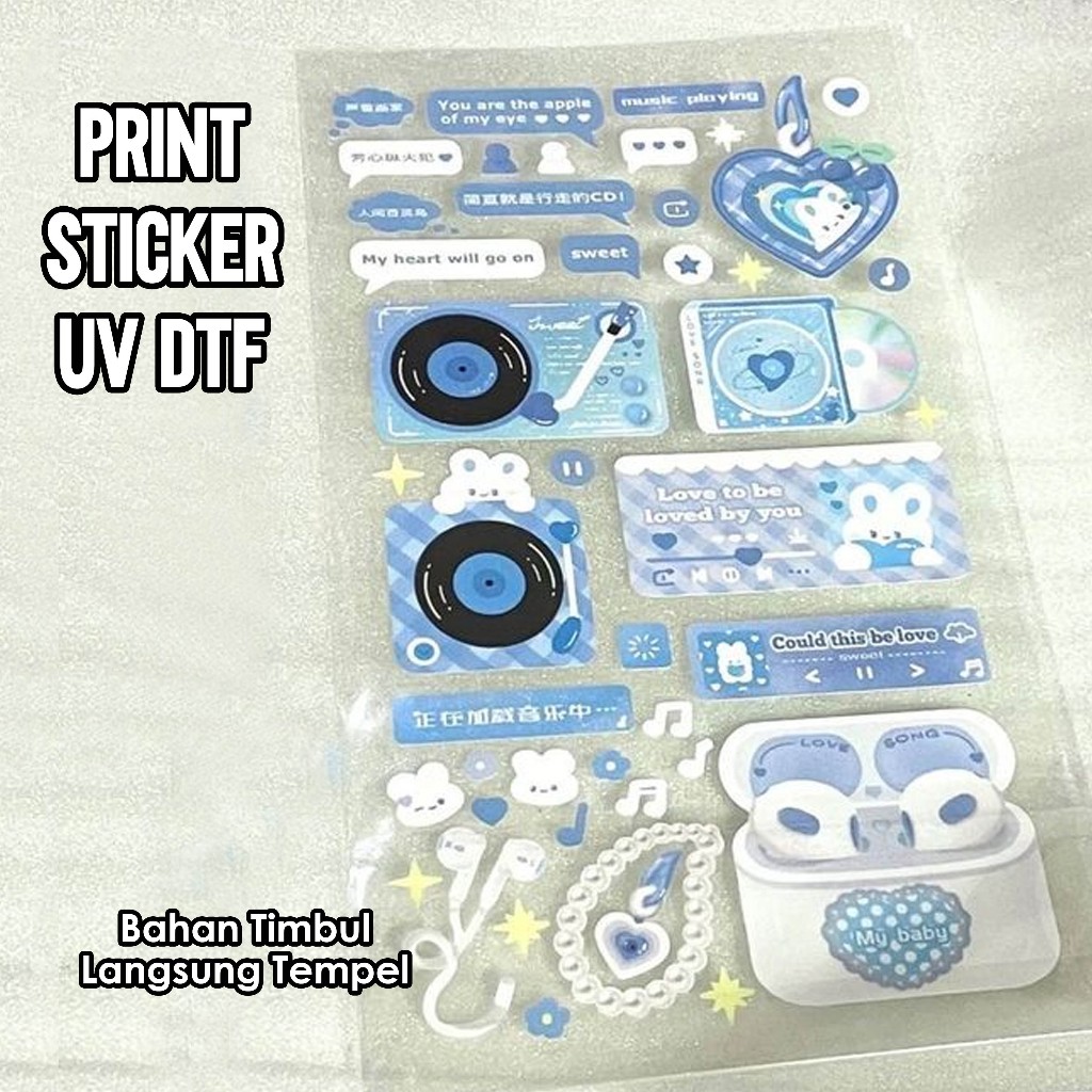 

STIKER DTF UV CETAK PRINT/DECAL KERING/CUTTING STIKER CUSTOM FULL COLOR BISA TIMBUL SOUVENIR