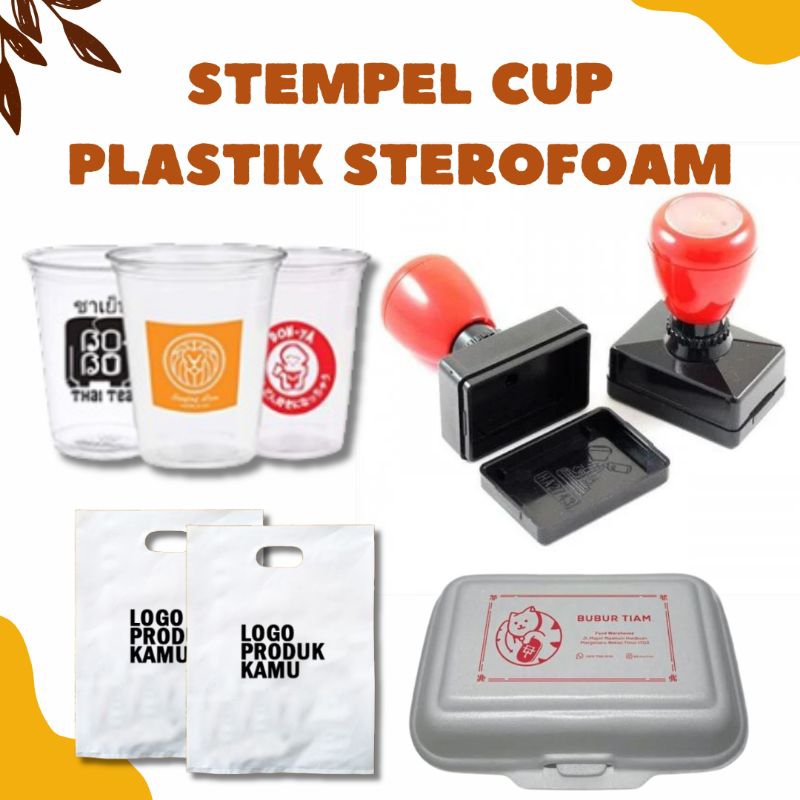 

STEMPEL PERMANENT CUP PLASTIK STEROFOAM MURAH