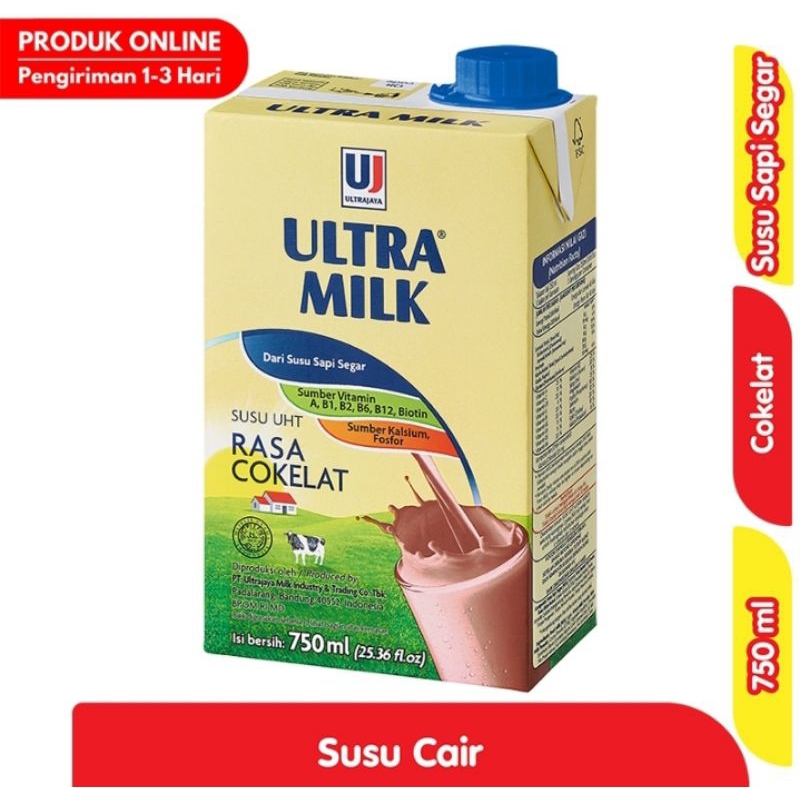 

ULTRA MILK Susu UHT Full Cream 750 ml