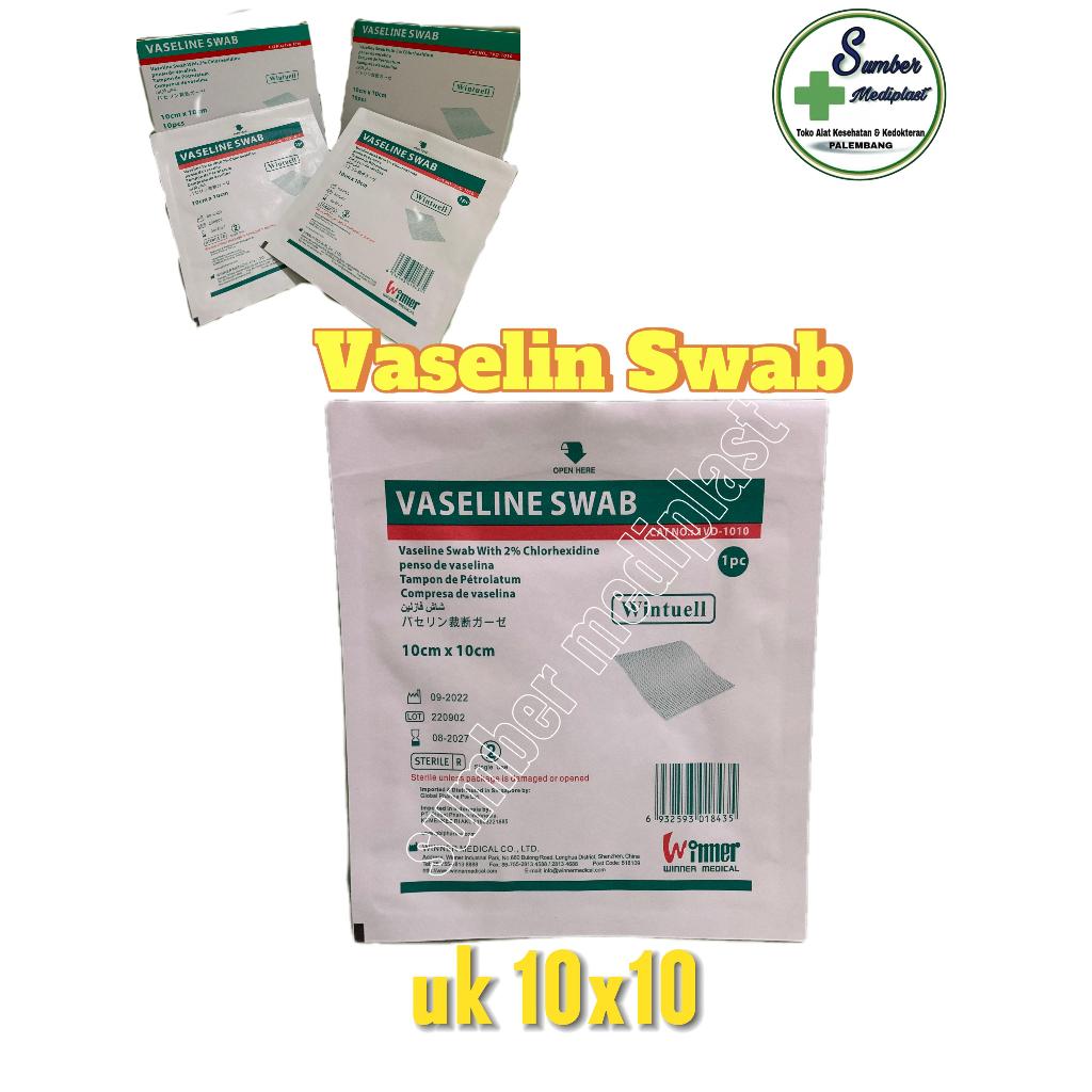 Vaseline Swab 10x10cm seperti Supratul / Lumatul