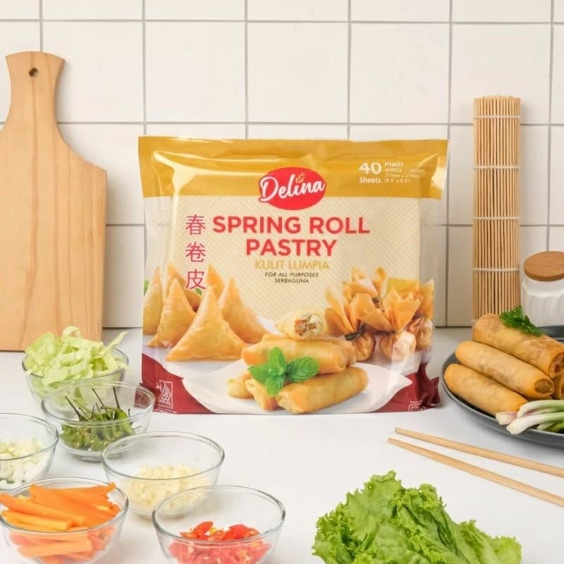 

Delima spring roll pastry 125mm x 125mm (50sheet)