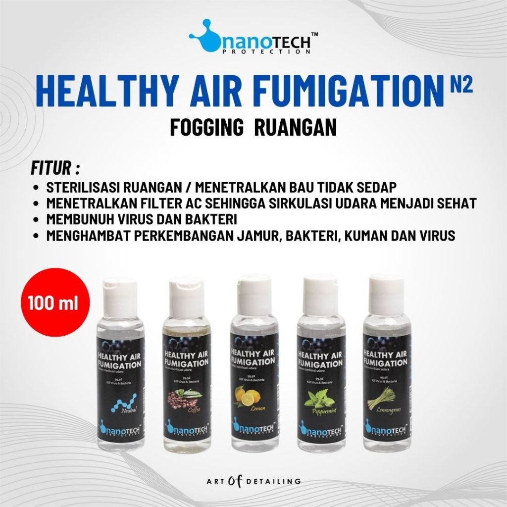 Cairan Fogging Mobil - nanoTECH PROTECTION - Liquid Fogging Mobil - HEALTHY AIR FUMIGATION - Liquid 