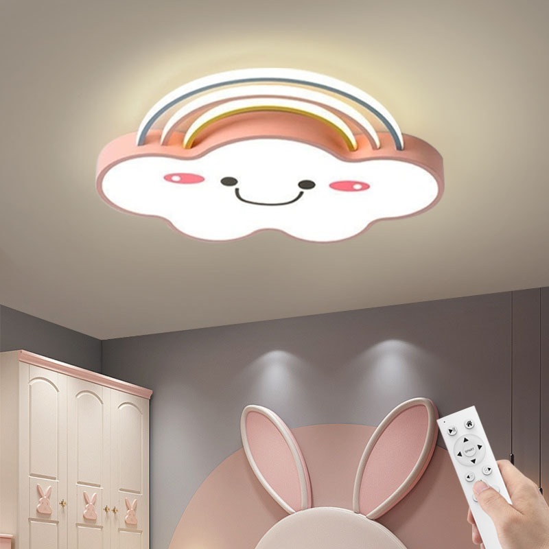 favorit lampu plafon kamar anak lampu hias kartun kamar tidur bentuk awan pelangi lampu hias plafon