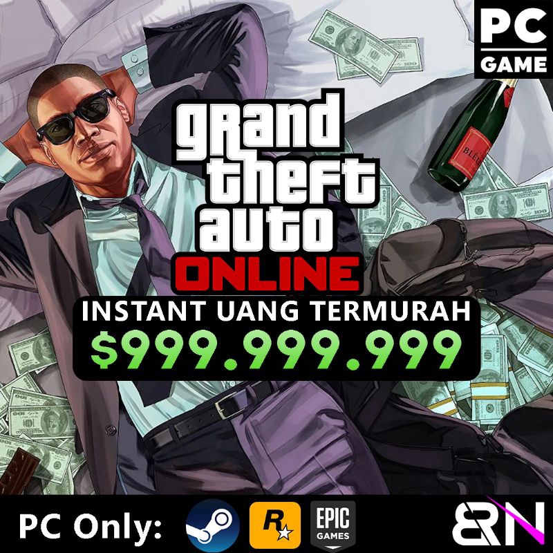Instant Uang Grand Theft Auto V Premium Edition Online (GTA5 / GTA V) | Money Boost GTA Online