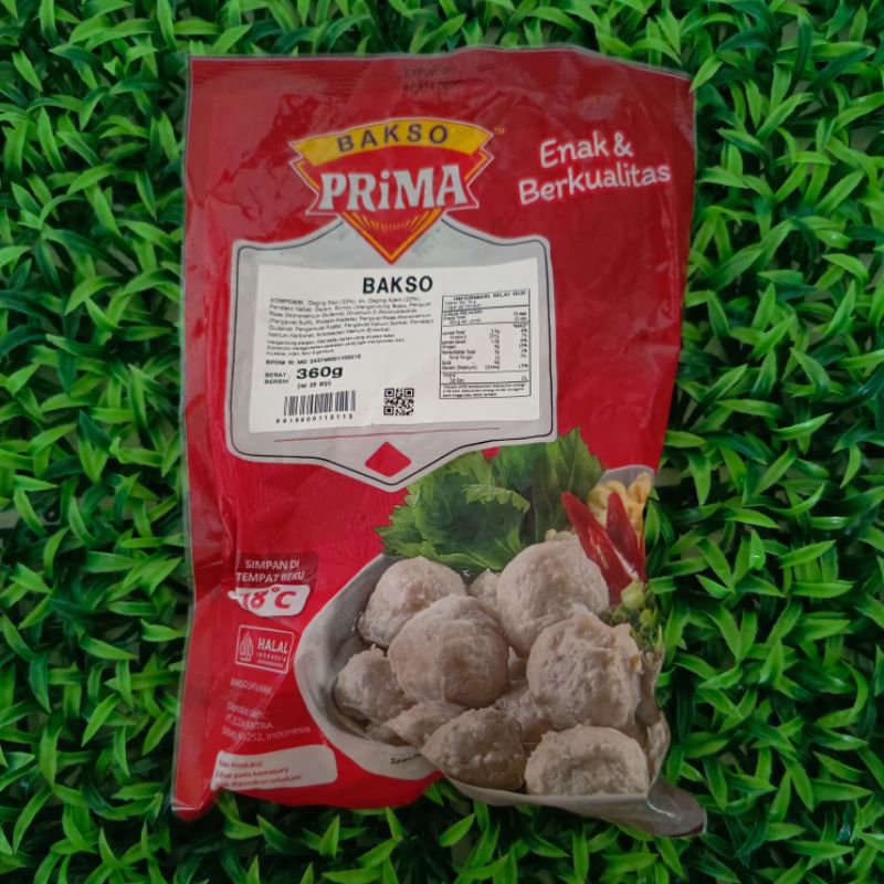 

Prima Bakso Sapi & Ayam Halus Isi 25 - Berat 360 Gr