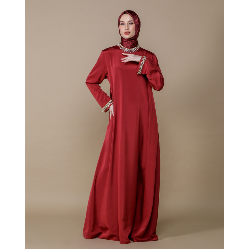 Nina Nugroho - RAYA COLLECTION Hafshah Burnt Umber Dress