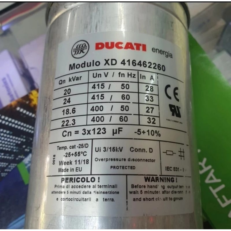 KAPASITOR DUCATI 20 KVAR