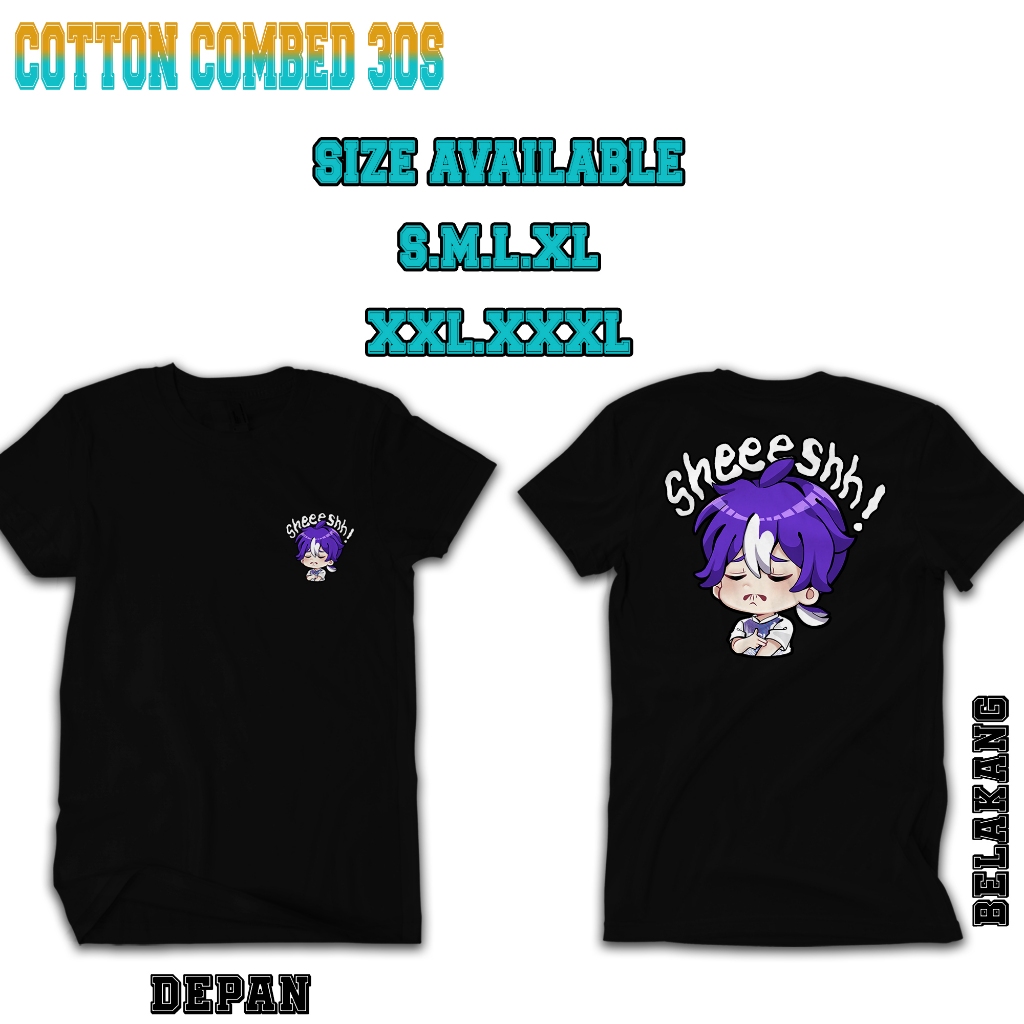 Kaos Baju Emote Mobile Legends Sheeeshh  Seri MLBBTshirt Distro Atasan Pria Wanita Unisex Gambar Mot
